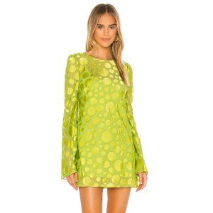 70s Style Green Mini Dress (Lovers & Friends) XS